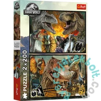 Trefl 2 x 200 db-os puzzle - Jurassic World (13316)