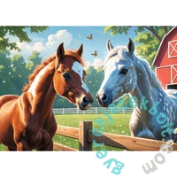 Trefl 200 db-os puzzle - Lovak a tisztáson (13328)