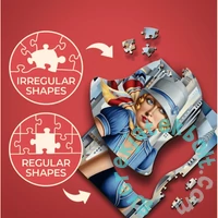 Trefl 200 db-os Wooden Contour Fa Puzzle - Catherine Abel - Summer in the City (20251)