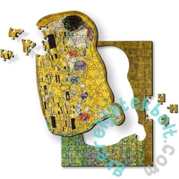 Trefl 200 db-os Wooden Contour Fa Puzzle - Gustave Klimt - The Kiss (20247)
