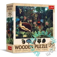 Trefl 200 db-os Wooden Contour Fa Puzzle - Henri Rousseau - Az Álom (20253)
