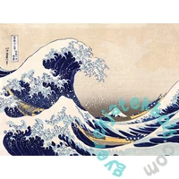 Trefl 200 db-os Wooden Contour Fa Puzzle - Hokusai - The Great Wave off Kanagawa (20250)
