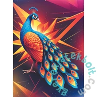 Trefl 200 db-os Wooden Contour Fa Puzzle - Páva (94160)