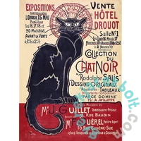 Trefl 200 db-os Wooden Contour Fa Puzzle - Théophile Steinlen - A fekete macska (20254)