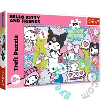 Trefl 300 db-os puzzle - Hello Kitty és barátai - Őrült trió (23039)