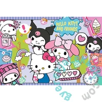Trefl 300 db-os puzzle - Hello Kitty és barátai - Őrült trió (23039)