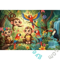 Trefl 24 db-os Maxi puzzle - Majmok és Barátai (14423)