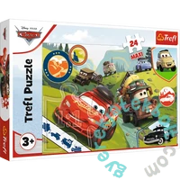 Trefl 24 db-os Maxi  puzzle - Verdák - Vidám autók (14352)