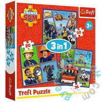 Trefl 3 az 1-ben puzzle (20,36,50 db-os) - Sam, a tűzoltó (34868)