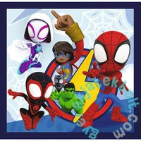 Trefl 3 az 1-ben puzzle (20,36,50 db-os) - Spidey és barátai (34892)