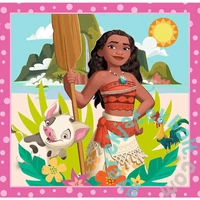 Trefl 3 az 1-ben puzzle (20,36,50 db-os) - Disney hercegnők - Gyönyörű virágok (34875)