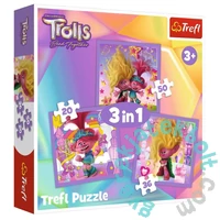 Trefl 3 az 1-ben puzzle (20,36,50 db-os) - Trollok (34870)