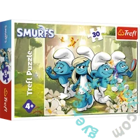 Trefl 30 db-os puzzle - Hupikék törpikék (18317)