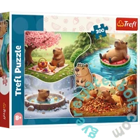 Trefl 300 db-os puzzle - Four Seasons with Capybaras (23052)