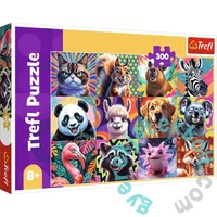 Trefl 300 db-os puzzle - Vicces állatportrék (23030)