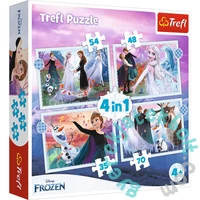 Trefl 4 az 1-ben puzzle (35,48,54,70 db-os) - Jégvarázs 2 - Varázslat az erdőben (34398)