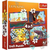 Trefl 4 az 1-ben puzzle (35,48,54,70 db-os) - Az oroszlánkirály (34653)