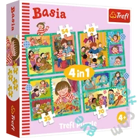 Trefl 4 az 1-ben puzzle (35,48,54,70 db-os) - Basia (34606)