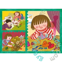 Trefl 4 az 1-ben puzzle (35,48,54,70 db-os) - Basia (34606)