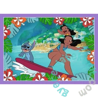 Trefl 4 az 1-ben puzzle (35,48,54,70 db-os) - Lilo és Stitch (34633)