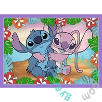 Trefl 4 az 1-ben puzzle (35,48,54,70 db-os) - Lilo és Stitch (34633)