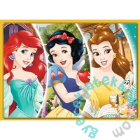 Trefl 4 az 1-ben puzzle (35,48,54,70 db-os) - Disney Princess - Boldog nap (34385)
