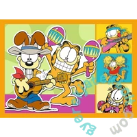 Trefl 4 az 1-ben puzzle (35,48,54,70 db-os) - Garfield (34673)