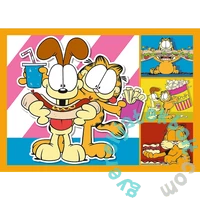 Trefl 4 az 1-ben puzzle (35,48,54,70 db-os) - Garfield (34673)
