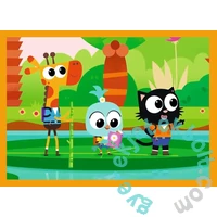 Trefl 4 az 1-ben puzzle (12,15,20,24 db-os) - Milo és barátai (34654)