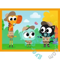 Trefl 4 az 1-ben puzzle (12,15,20,24 db-os) - Milo és barátai (34654)