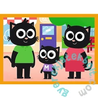 Trefl 4 az 1-ben puzzle (12,15,20,24 db-os) - Milo és barátai (34654)