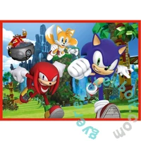Trefl 4 az 1-ben puzzle (35,48,54,70 db-os) - Sonic (34625)