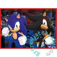 Trefl 4 az 1-ben puzzle (35,48,54,70 db-os) - Sonic (34625)