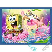Trefl 4 az 1-ben puzzle (35,48,54,70 db-os) - Spongyabob (34674)