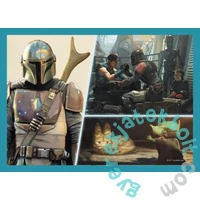 Trefl 4 az 1-ben puzzle (35,48,54,70 db-os) - Star Wars - The Mandalorian (34397)