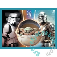 Trefl 4 az 1-ben puzzle (35,48,54,70 db-os) - Star Wars - The Mandalorian (34397)