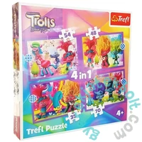 Trefl 4 az 1-ben puzzle (35,48,54,70 db-os) - Trollok (34622)