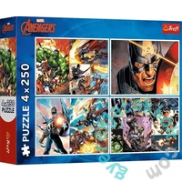 Trefl 4 x 250 db-os puzzle - Avengers - Bosszúállók (13309)