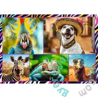 Trefl 4 x 250 db-os puzzle - Mókás állatok (13313)