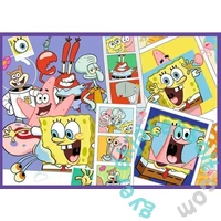 Trefl 4 x 250 db-os puzzle - Spongyabob különös világa (13342)