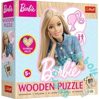 Trefl 50 db-os Wooden Contour Fa Puzzle - Barbie (20282)