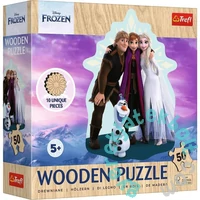 Trefl 50 db-os Wood Craft Shaped Prémium Fa Puzzle - Jégvarázs (20283)