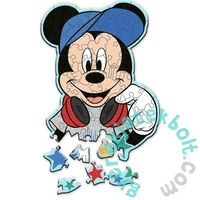 Trefl 50 db-os Wooden Contour Fa Puzzle - Mickey világa (20199)