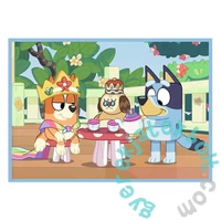 Trefl 4 az 1-ben puzzle (12,24,20,15 db-os) – Bluey világa (34637)