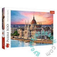 Trefl 500 db-os puzzle - Budapest, Parlament (37395)