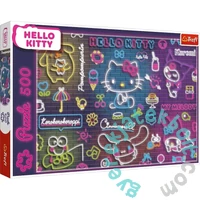 Trefl 500 db-os puzzle - Hello Kitty Neon (37523)