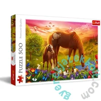 Trefl 500 db-os puzzle - Lovak a réten (37451)