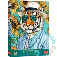 Trefl 500 db-os puzzle - Mr. Tiger és a napraforgók (37626)