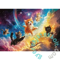 Trefl 500 db-os puzzle - Space Kittens (37557)