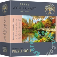 Trefl 501 db-os Wood Craft Prémium Fa Puzzle - Central Park, Manhattan, New York (20157)